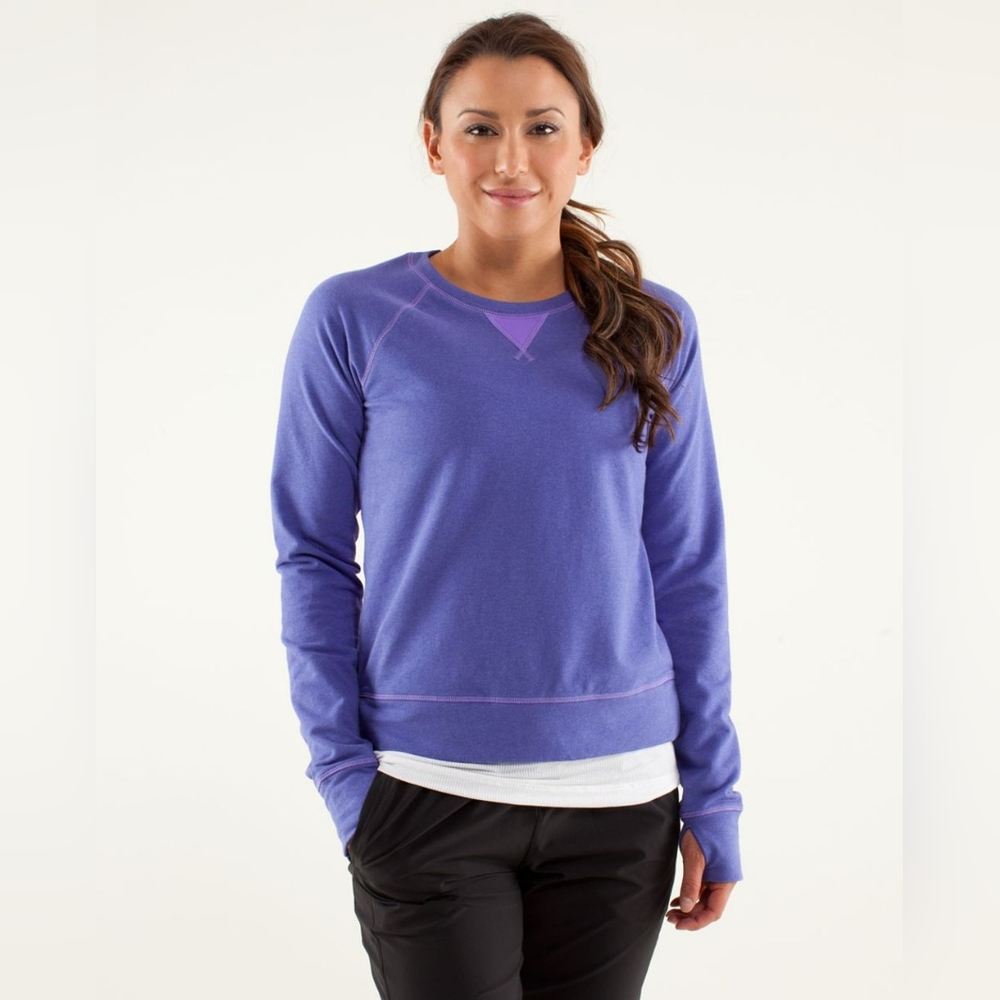 Lululemon Voyage Pullover Power Purple Size 8